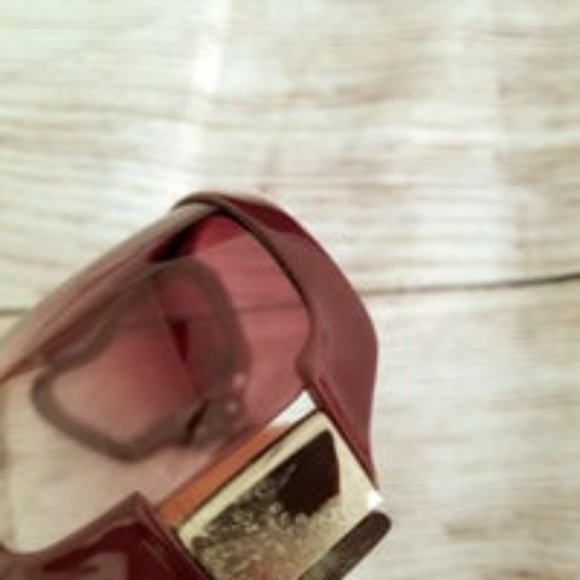 🥳HP🥳 Gucci Women's Burgundy Sunglasses "AUTH" - Picture 6 of 7